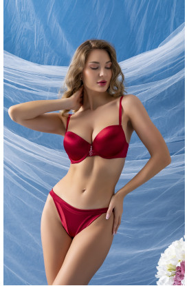SÜTYEN VE SLİP KÜLOT TAKIM BORDO (MGP32211)