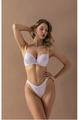 SÜTYEN VE SLİP KÜLOT TAKIM PUDRA (MGP32211)