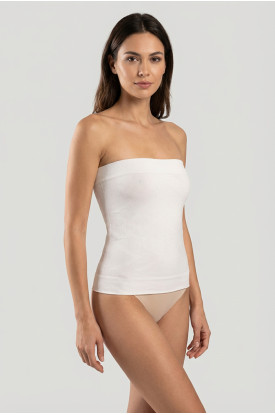 Beyaz Kadın Dikişsiz Bel Korse - 770