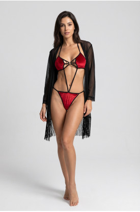 Kırmızı Fantezi 2' Li Takım - 1358