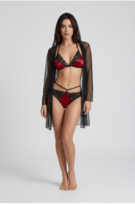 Kırmızı Siyah Fantezi 2' Li Takım - 1360