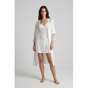 Beyaz Saten Çeyizlik 6' lı Set - 1500