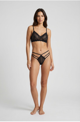 Siyah Bralet Sütyen Takım - B863