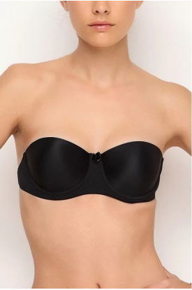 Nurteks 1505 Straplez Sırt Şeffaf Sütyen