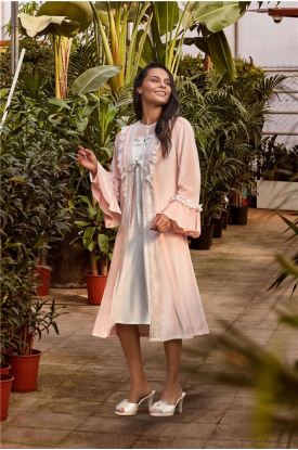 Jar Pierre 228 Kadife Gecelik Sabahlık