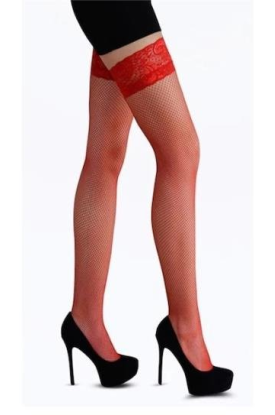 Daymod Rete File Silikonlu Dantelli Jartiyer Çorap