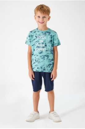 Arnetta 2566-2 Erkek Çocuk Kısa Kol Kapri Takım