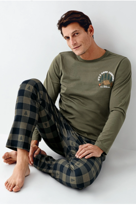 Arnetta 3500-S Erkek Uzun Kol Pijama Takım