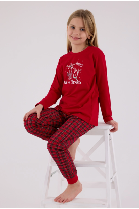 Arnetta 3514-G Kız Çocuk Uzun Kol Pijama Takım