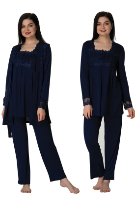 Effortt 2401  Sabahlıklı Lohusa Pijama Takımı