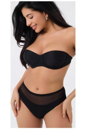 Freshness 0025 Lazer Kesim Tül Yüksek Bel Bato Korse