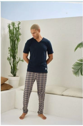 Kocabey 2099 Erkek V.Yaka Pijama Takım