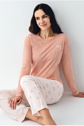 Pierre Cardin 9061-S Kadın Uzun Kol Pijama Takım