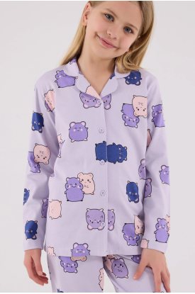 RolyPoly 3706-G Kız Çocuk  Pijama Takımı