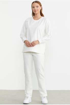 Sementa 76380 Taş Detaylı Sıfır Yaka  Eşofman Takım